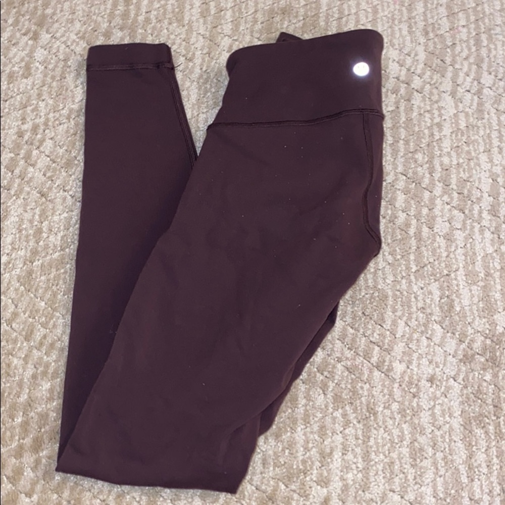 Brown lululemon leggings